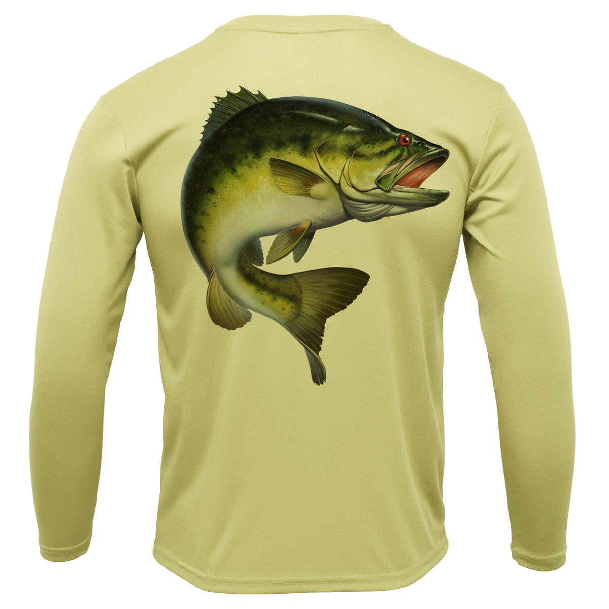 Florida Freshwater Born Peacock Bass Boy's Long Sleeve UPF 50+ Dry