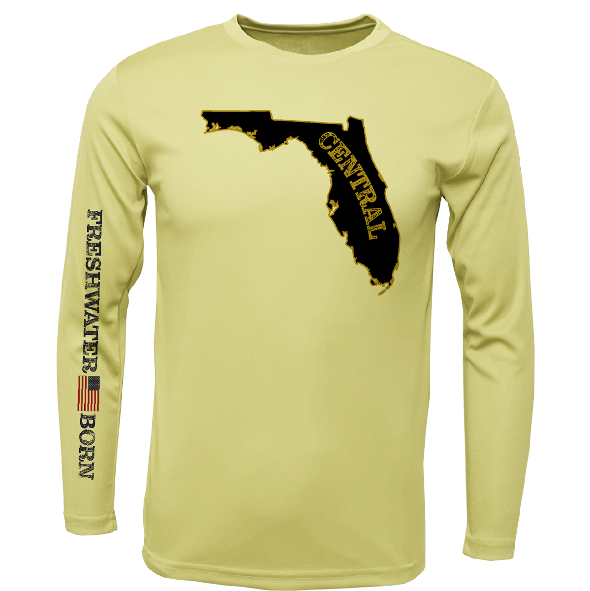 Michigan Freshwater Born Linear Logo Women's Long Sleeve UPF 50+ Dry-Fit Shirt