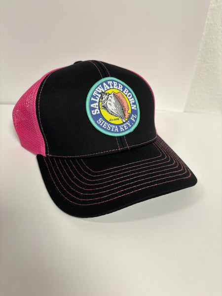 Siesta Key Structured Mesh Trucker Hat