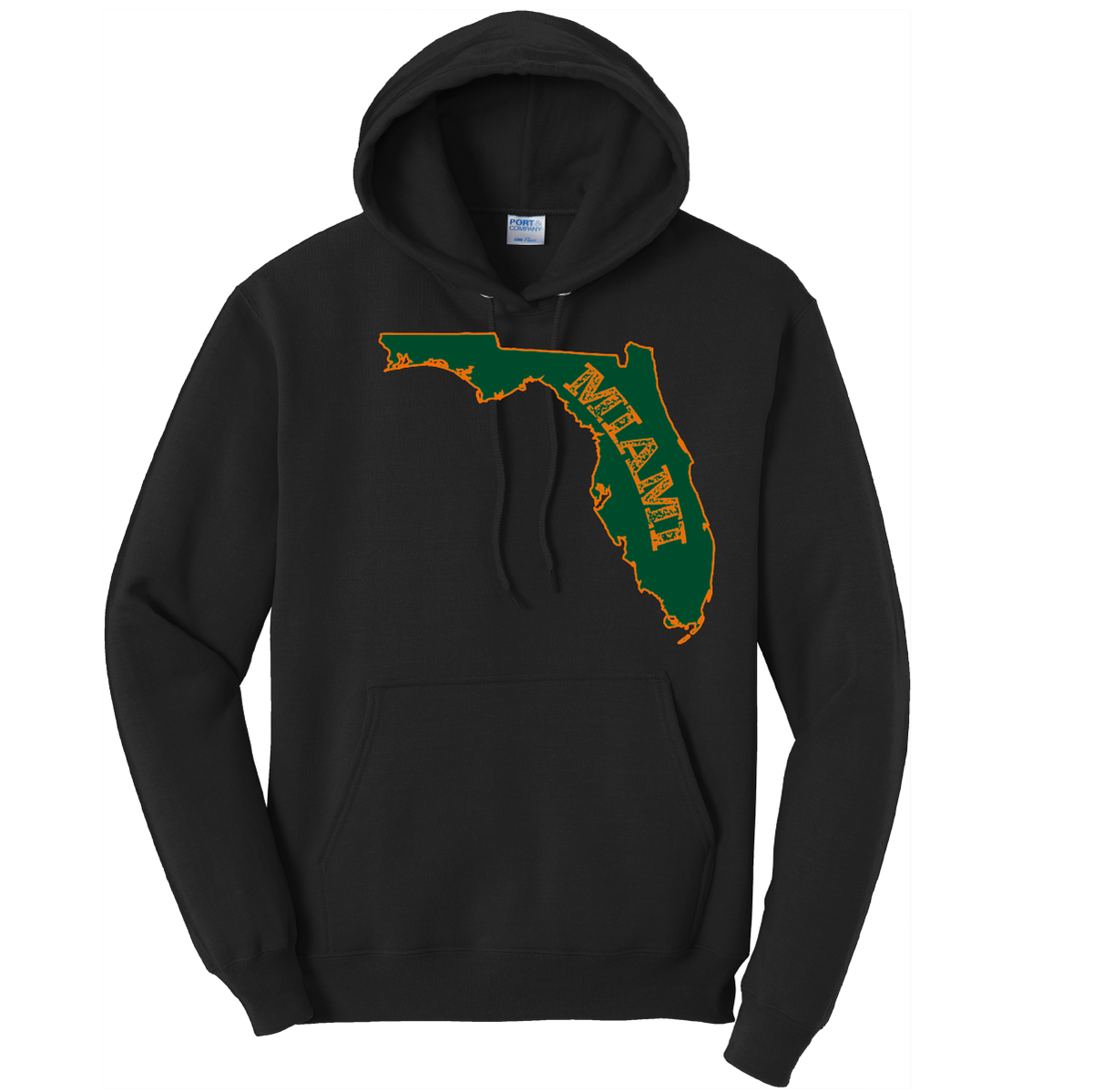 Unisex Born x Raised Black Miami Dolphins Pullover Hoodie