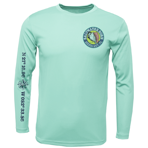 Siesta Key, FL Kraken Long Sleeve UPF 50+ Dry-Fit Shirt