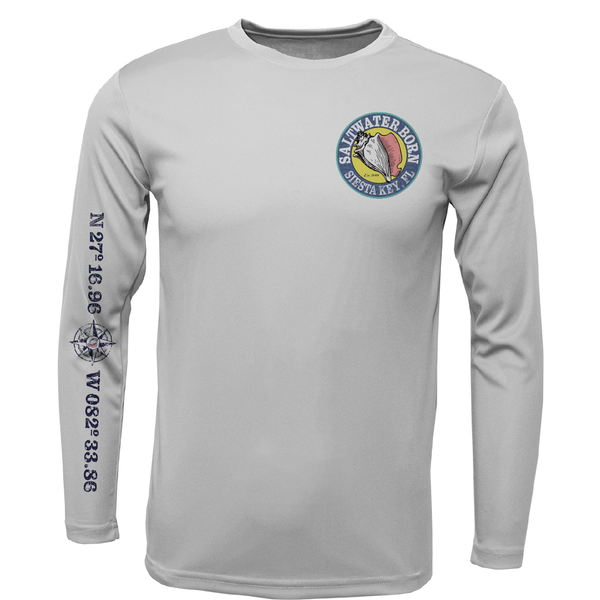 Siesta Key, FL Kraken Long Sleeve UPF 50+ Dry-Fit Shirt