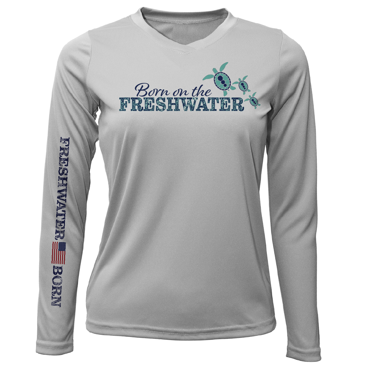 Michigan Freshwater Born Perch Women's Long Sleeve UPF 50+ Dry-Fit Shi –  Saltwater Born