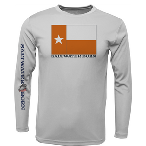 Burnt Orange Texas Long Sleeve UPF 50+ Dry-Fit Shirt