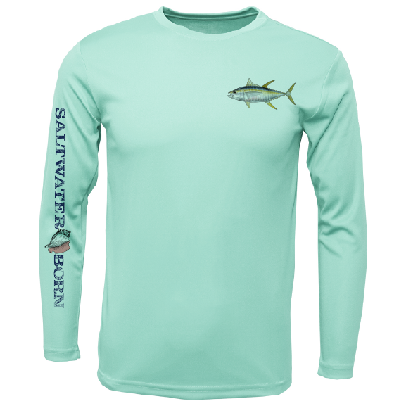 Clean Tuna Long Sleeve UPF 50+ Dry-Fit Shirt – Saltwater Born