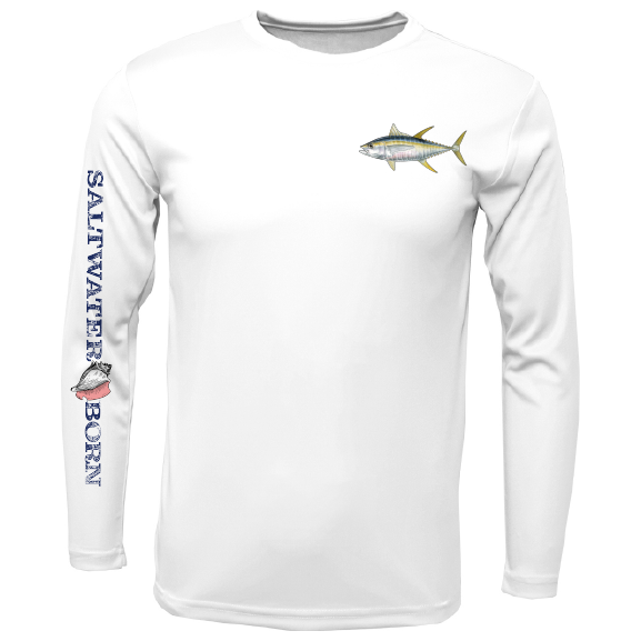 Clean Tuna Long Sleeve UPF 50+ Dry-Fit Shirt – Saltwater Born