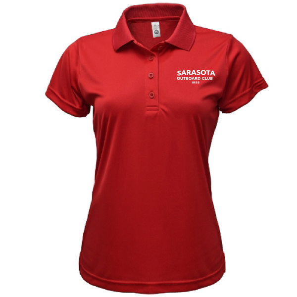 Sarasota Outboard Club- 1955 Women's UPF 50+ Dry-Fit Polo