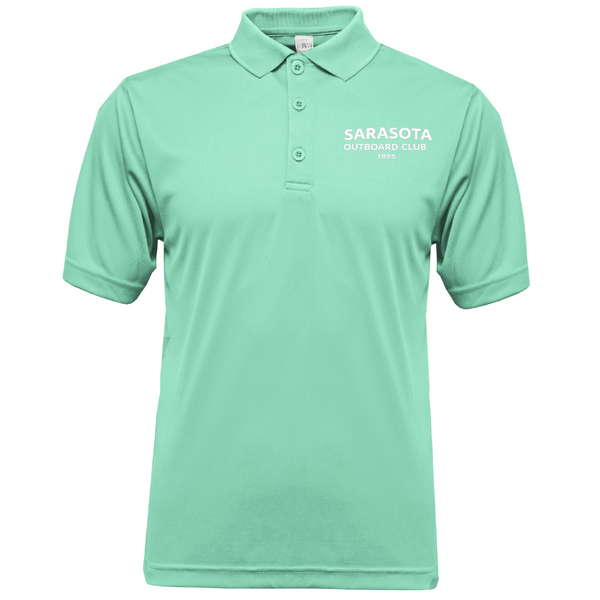 Sarasota Outboard Club- 1955 Men's UPF 50+ Dry-Fit Polo