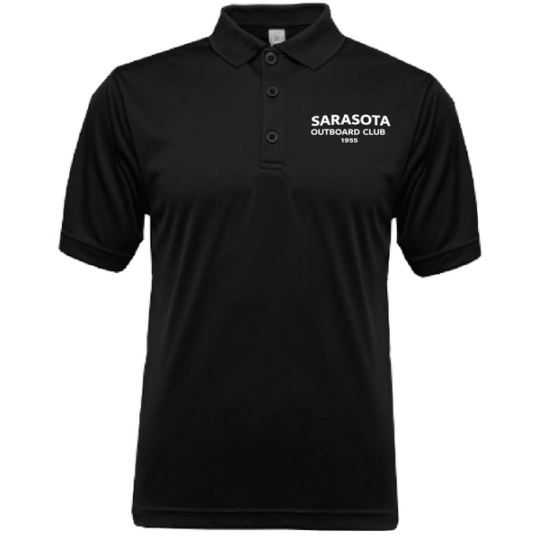 Sarasota Outboard Club- 1955 Men's UPF 50+ Dry-Fit Polo