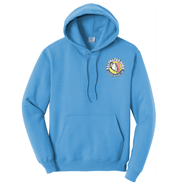 Outer Banks, NC Pirate Men's Cotton Hoodie