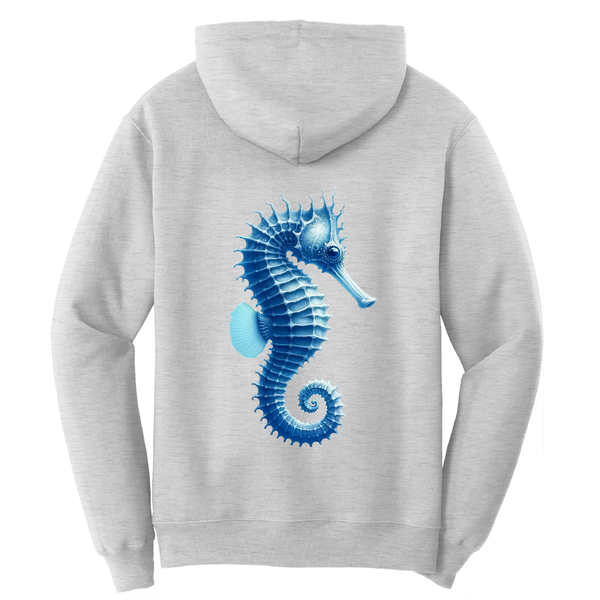 Saltwater Born Seahorse Women's Cotton Hoodie