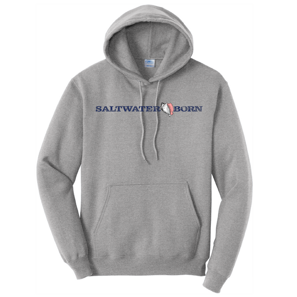 Saltwater Born Tybee Island, GA Signpost Men's Cotton Hoodie
