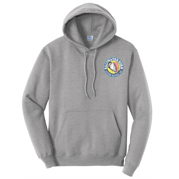 Outer Banks, NC Pirate Men's Cotton Hoodie