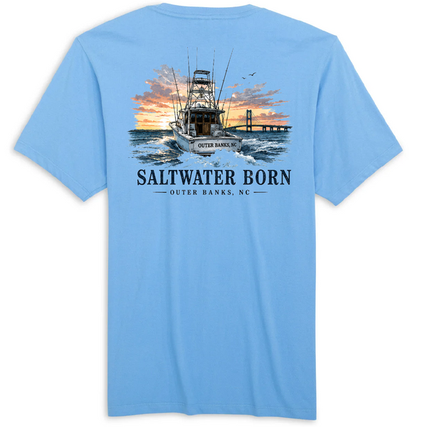 Outer Banks, NC Sportfisher Men's Cotton Tee