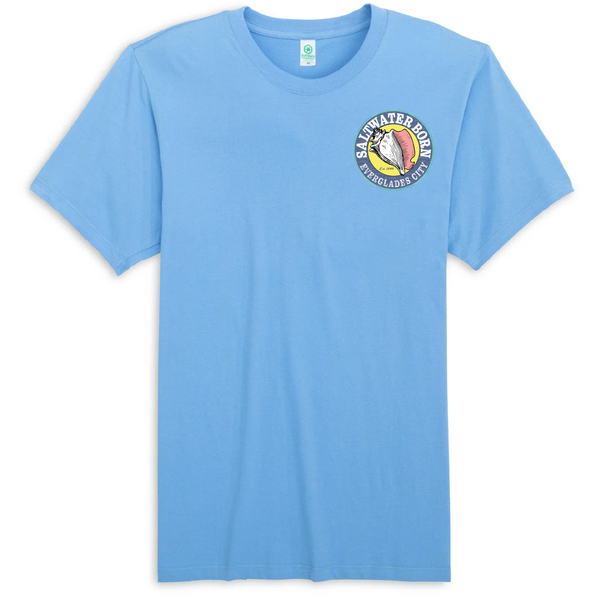 Everglades City, FL Gator Men's Cotton Tee