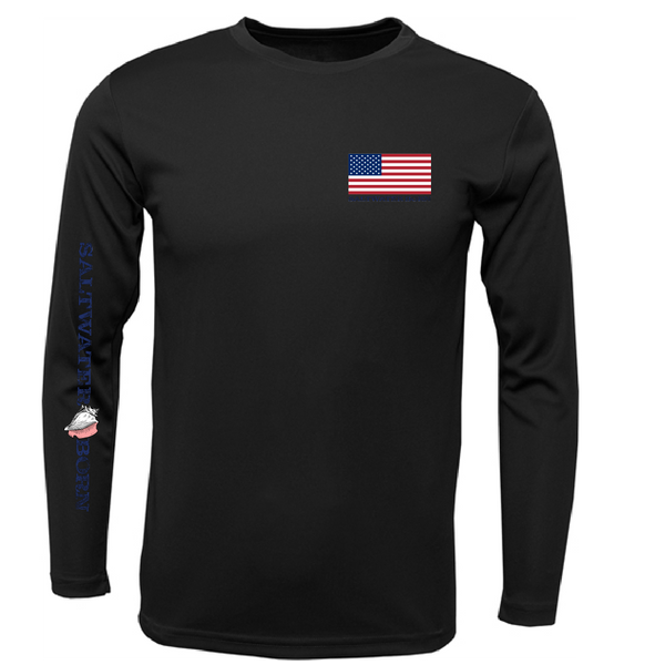 USA Hammerhead Men's Long Sleeve UPF 50+ Dry-Fit Shirt