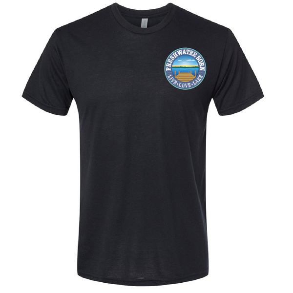 Freshwater Born- Heartland Heritage Men's Triblend Tee