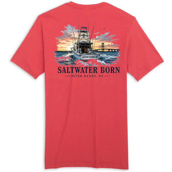 Outer Banks, NC Sportfisher Men's Cotton Tee