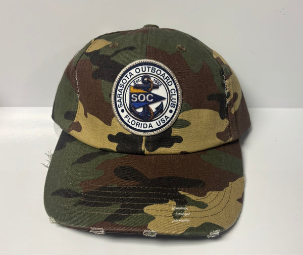 Sarasota Outboard Club Vintage Distressed Hat