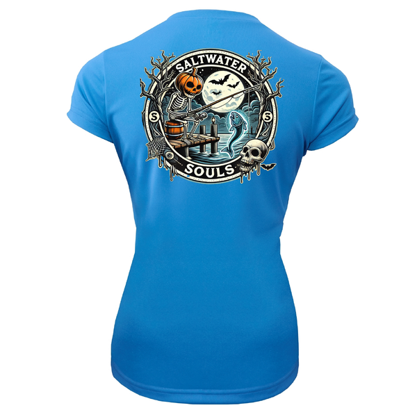 Saltwater Souls Women's Short Sleeve UPF 50+ Dry-Fit Shirt