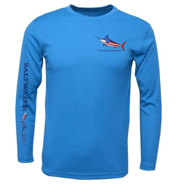 250th Anniversary Action Marlin Men's Long Sleeve UPF 50+ Dry-Fit Shirt