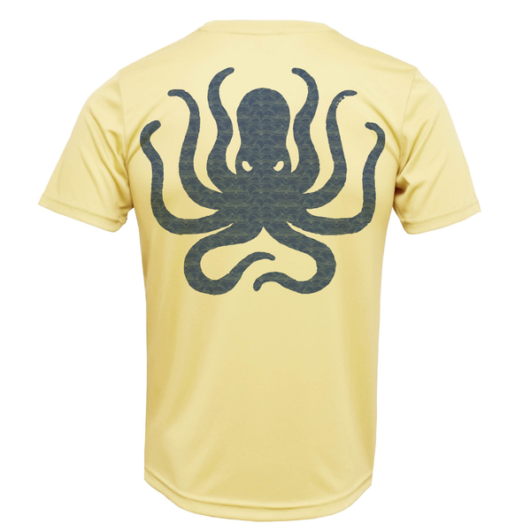 Siesta Key, FL Kraken Men's Short Sleeve UPF 50+ Dry-Fit Shirt
