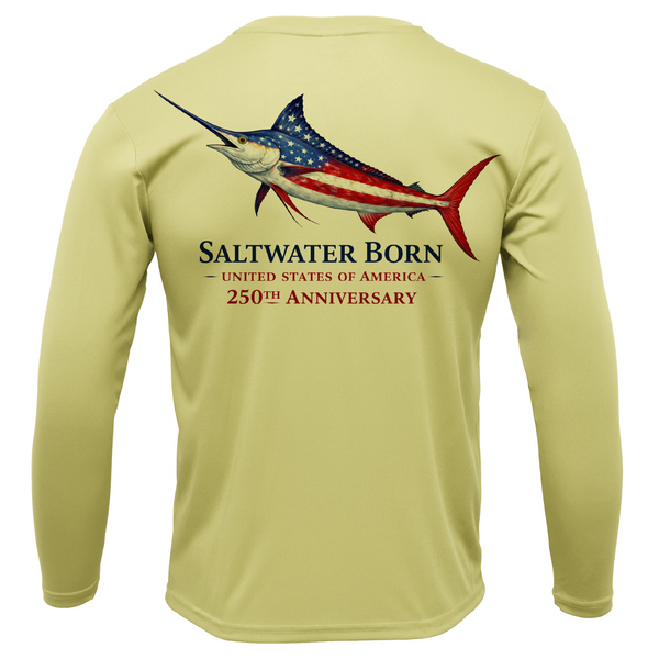 250th Anniversary Action Marlin Men's Long Sleeve UPF 50+ Dry-Fit Shirt