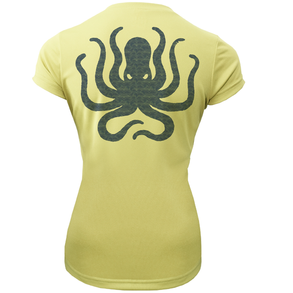 Key West, FL Kraken Women's Short Sleeve UPF 50+ Dry-Fit Shirt