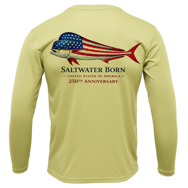 250th Anniversary Action Mahi Men's Long Sleeve UPF 50+ Dry-Fit Shirt