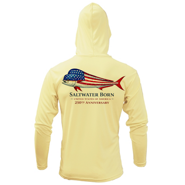 250th Anniversary Action Mahi Men's Long Sleeve UPF 50+ Dry-Fit Hoodie