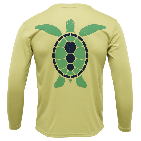 St. Pete Beach, FL Turtle Boy's Long Sleeve UPF 50+ Dry-Fit Shirt