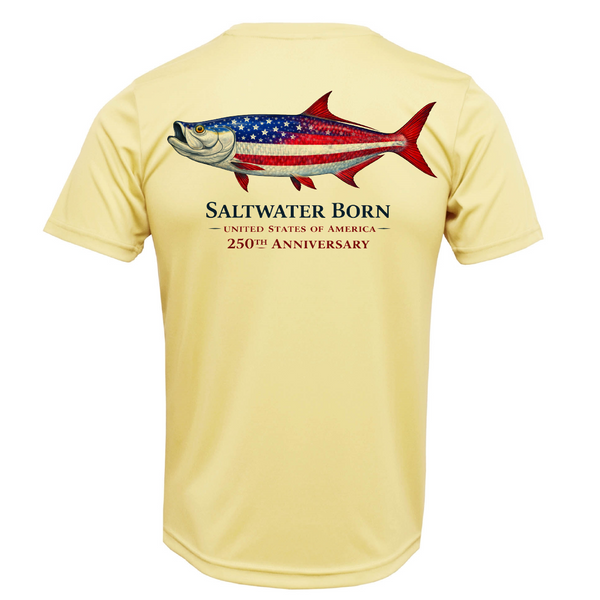 250th Anniversary Action Tarpon Men's Short Sleeve UPF 50+ Dry-Fit Shirt