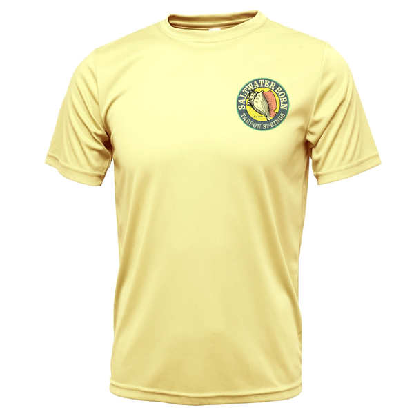 Tarpon Springs, FL "All For Rum and Rum For All" Men's Short Sleeve UPF 50+ Dry-Fit Shirt