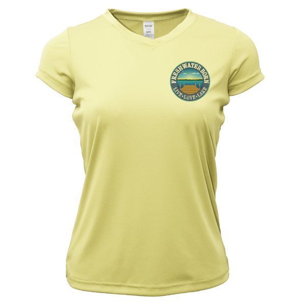 Freshwater Born Marsh Born Women's Short Sleeve UPF 50+ Dry-Fit Shirt