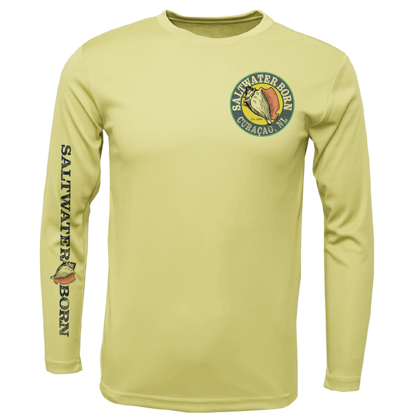 Curaçao, Netherlands Kraken Long Sleeve UPF 50+ Dry-Fit Shirt