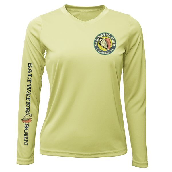 Curaçao, Netherlands Kraken Women's Long Sleeve UPF 50+ Dry-Fit Shirt