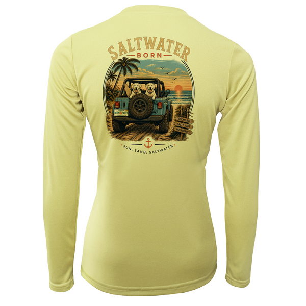 Saltwater Born Labs Women's Long Sleeve UPF 50+ Dry-Fit Shirt