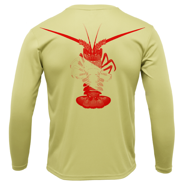 Florida Keys Scuba Lobster Men's Long Sleeve UPF 50+ Dry-Fit Shirt