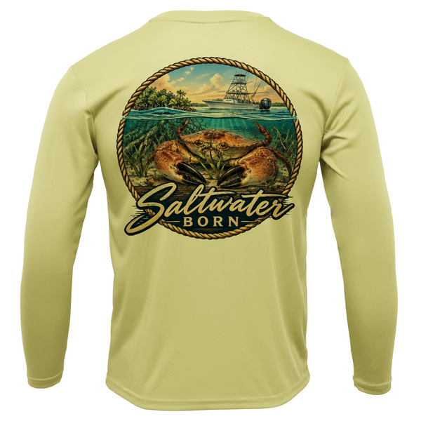 Stone Crab Coast Boy's Long Sleeve UPF 50+ Dry-Fit Shirt