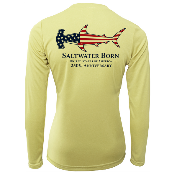 250th Anniversary Hammerhead Women's Long Sleeve UPF 50+ Dry-Fit Shirt