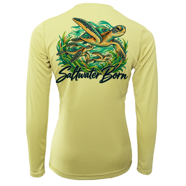 Saltwater Born Together in the Tide Women's Long Sleeve UPF 50+ Dry-Fit Shirt