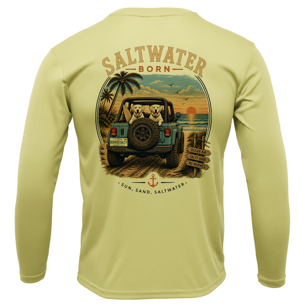 Saltwater Born Labs Men's Long Sleeve UPF 50+ Dry-Fit Shirt