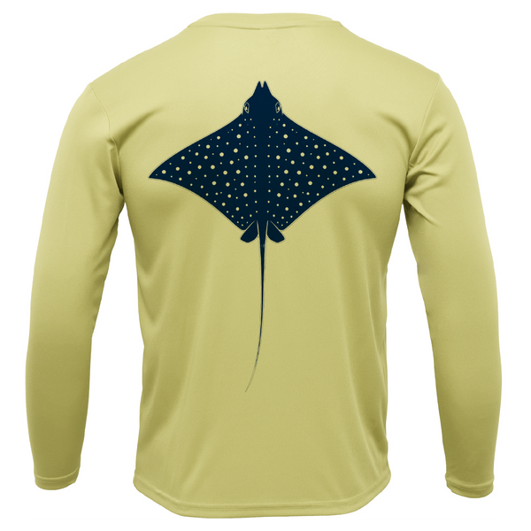 USA Eagle Ray Men's Long Sleeve UPF 50+ Dry-Fit Shirt