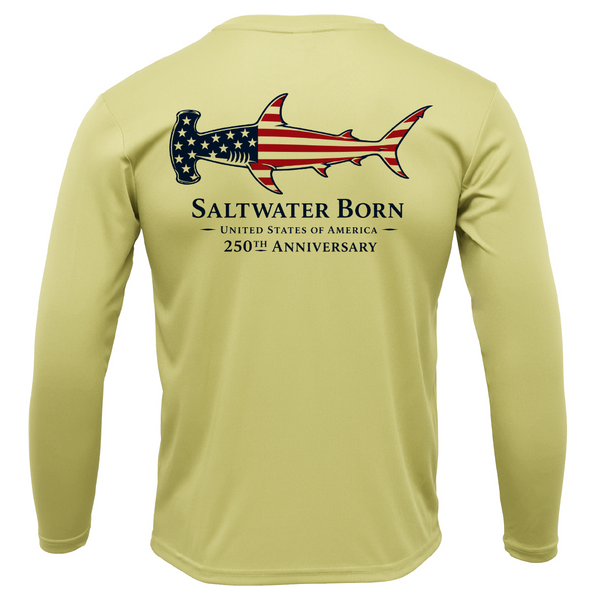 250th Anniversary Hammerhead Men's Long Sleeve UPF 50+ Dry-Fit Shirt