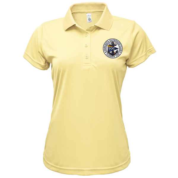 Sarasota Outboard Club Classic Women's UPF 50+ Dry-Fit Polo