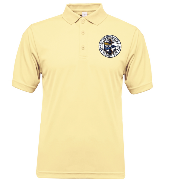 Sarasota Outboard Club Classic Men's UPF 50+ Dry-Fit Polo
