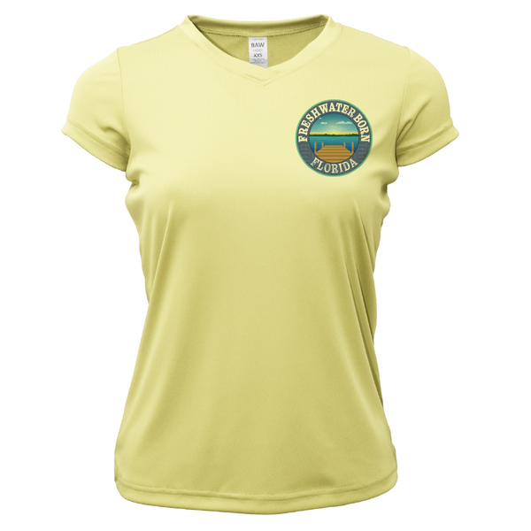 Florida Freshwater Born Bluegill Women's Short Sleeve UPF 50+ Dry-Fit Shirt