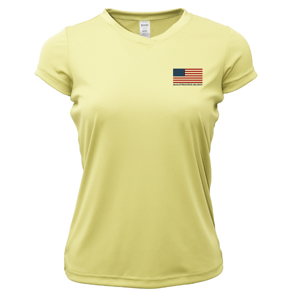 250th Anniversary Action Tarpon Women's Short Sleeve UPF 50+ Dry-Fit Shirt