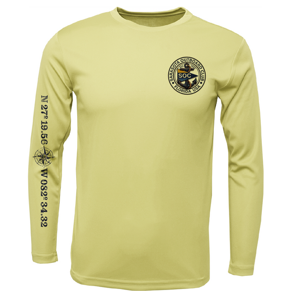 Sarasota Outboard Club Classic Men's Long Sleeve UPF 50+ Dry-Fit Shirt