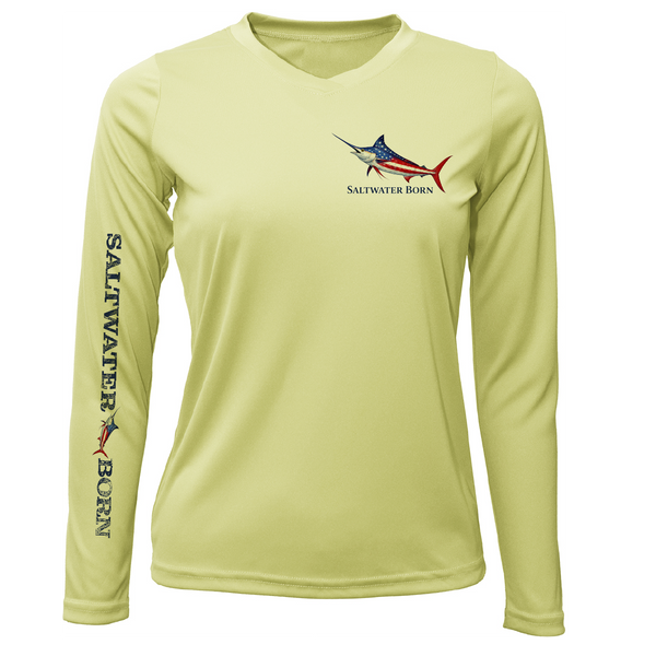 250th Anniversary Action Marlin Women's Long Sleeve UPF 50+ Dry-Fit Shirt